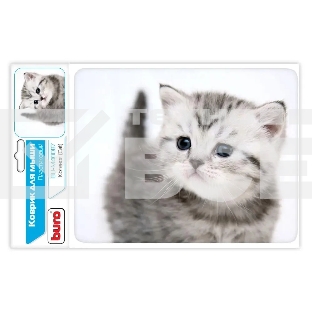 Коврик для мыши Buro BU-M40087 рисунок/котенок