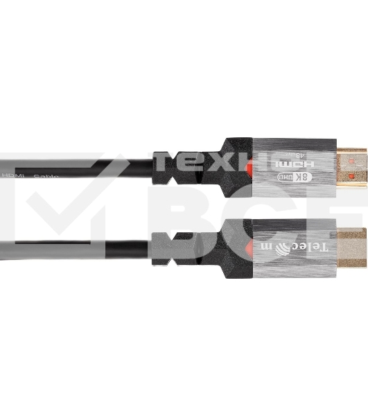 Кабель Telecom HDMI 19M/M,ver. 2.1, 8K@60 Hz 2m метал разъемы