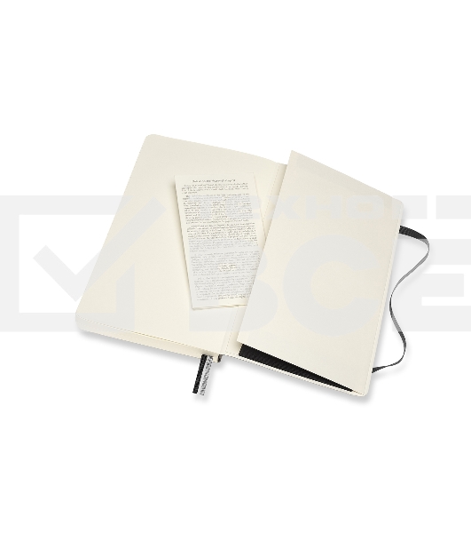 Блокнот Moleskine CLASSIC SOFT EXPENDED QP616EXP Large 130х210мм, 400 страниц, линейка, мягкая обложка, черный