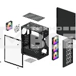 Компьютерный корпус XASTRA A406 4ARGB Black ATX/Mesh/tempered glass/4x120мм ARGB PWM fans/A406-4FC12A, фото6