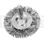 Набор щеток для дрели Denzel 1 Плоская 50 мм, 2 Чашки 25-50 мм, шпилька, нерж. вит. проволока, фото4