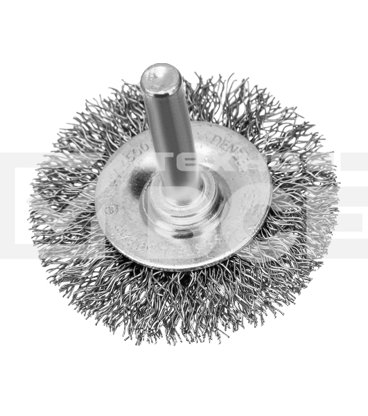 Набор щеток для дрели Denzel 1 Плоская 50 мм, 2 Чашки 25-50 мм, шпилька, нерж. вит. проволока