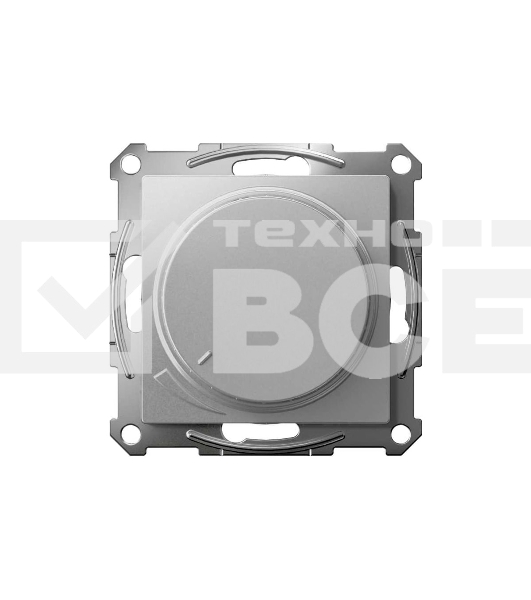 Светорегулятор (диммер) SE AtlasDesign алюминий, повор-нажим, LED, RC, 400 Вт, мех.