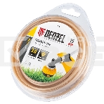 Леска для триммера Denzel армированная алюминием круглая, 3,0мм х 15м, блистер ALUFLEX, фото 1