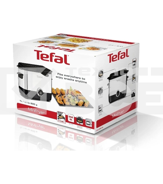 Фритюрница Tefal FF220015 1000Вт серебристый/черный