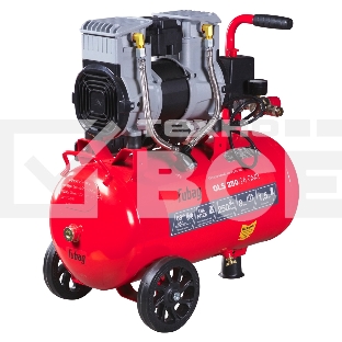 Компрессор поршневой Fubag OLS 250/24 CM2 безмасляный, 250 л/мин, 24 л, 1500 Вт, красный/черный