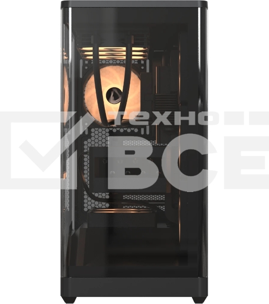 Компьютерный корпус Formula V Line Crystal U9 PA Black, ATX, TYPE-C*1, USB3.0*2, Curved Glass, SIDE 3x PERFORMANCE ARGB, REAR 1x PERFORMANCE ARGB
