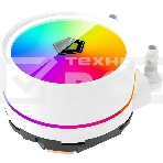 Комплект жидкостного охлаждения ID-COOLING ZOOMFLOW 360 XT SNOW LGA20XX/LGA115X/AM4/AM3/+/AM2/+/FM2/+/FM1(4шт/кор,TDP 350W, cнежно-белый, ARGB FAN and PUMP, PWM, TRIPLE FAN 120mm) RET, фото3