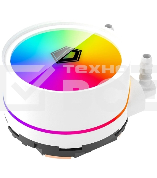 Комплект жидкостного охлаждения ID-COOLING ZOOMFLOW 360 XT SNOW LGA20XX/LGA115X/AM4/AM3/+/AM2/+/FM2/+/FM1(4шт/кор,TDP 350W, cнежно-белый, ARGB FAN and PUMP, PWM, TRIPLE FAN 120mm) RET