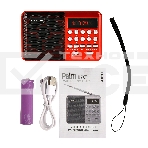 Радиоприемник PERFEO (PF_D0565) PALM, красный, фото8