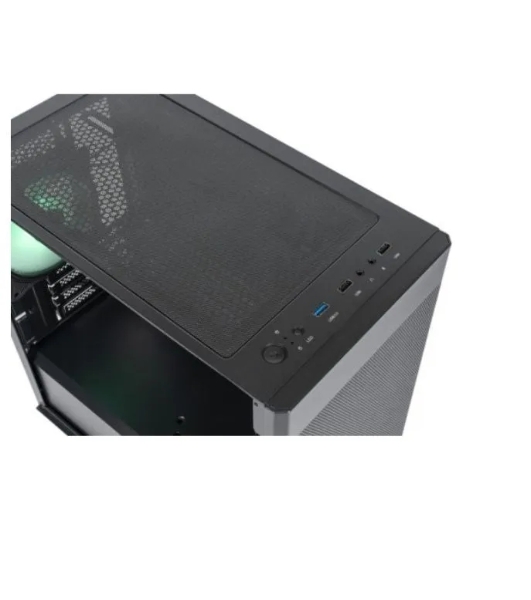 Компьютерный корпус mATX Eurocase M08 ARGB черный без БП закаленное стекло USB 3.0