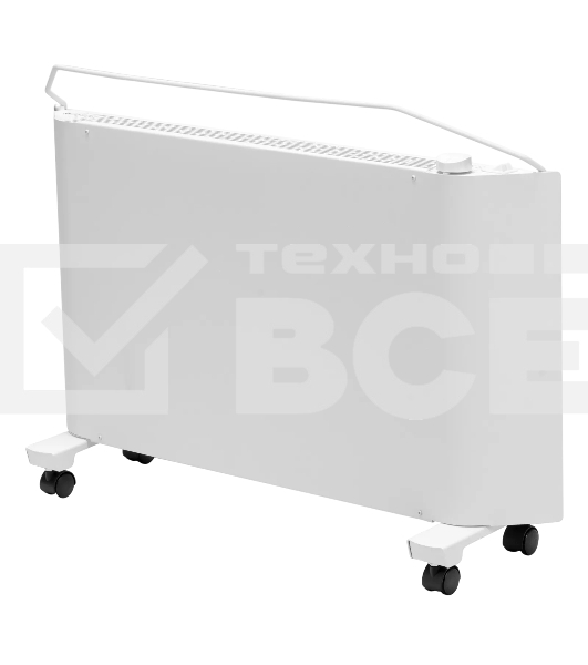 Конвектор Denzel XCE-2000 белый, 2000 Вт, 25 м2, термостат