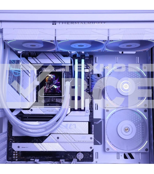 Система водяного охлаждения Thermalright Frozen Vision 360 ARGB Soc-AM5/AM4/1151/1200/2066/2011/1700 белый 4-pin 27dB Al LCD Ret (F-VISION-360-WH)