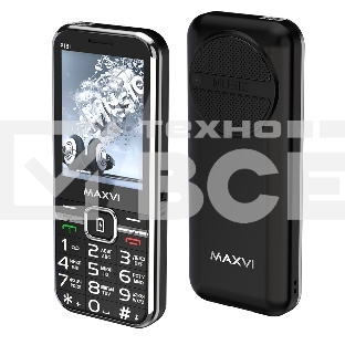 Мобильный телефон Maxvi P18i черный