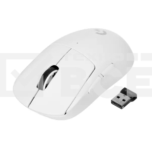 Мышь беспроводная Logitech G PRO X SUPERLIGHT белый, 25600 dpi, радиоканал, USB, кнопки - 5