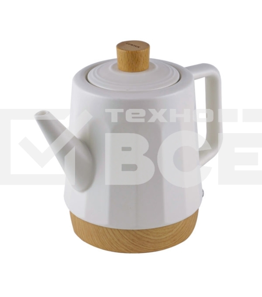 Чайник электрический Centek CT-0067 белый, 1.5 л, 1600 Вт