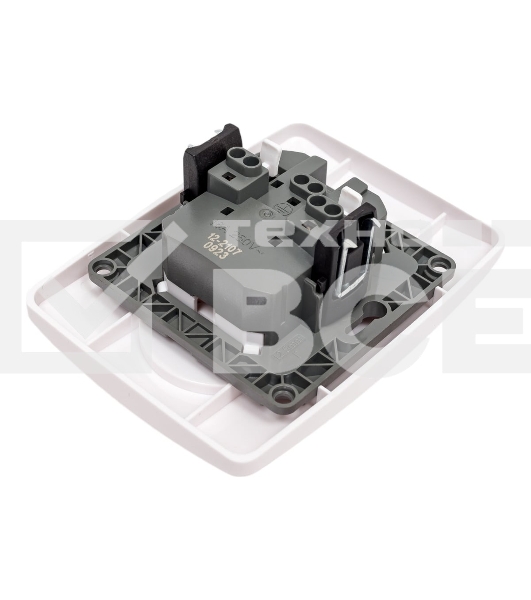Розетка ЭРА 2X2P, 16A-250В, IP20, Эра12, белый (10/100/1600)