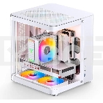 Корпус без блока питания JONSBO TK-1, Mini-Tower, TG, no fan, 1xUSB-A 3.2 + 1xUSB-C 3.2, mATX, mITX White, фото6