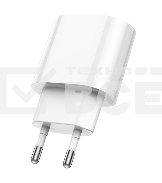 Блок питания (сетевой адаптер) HOCO C109A Fighter, QC3.0, 18W, белый