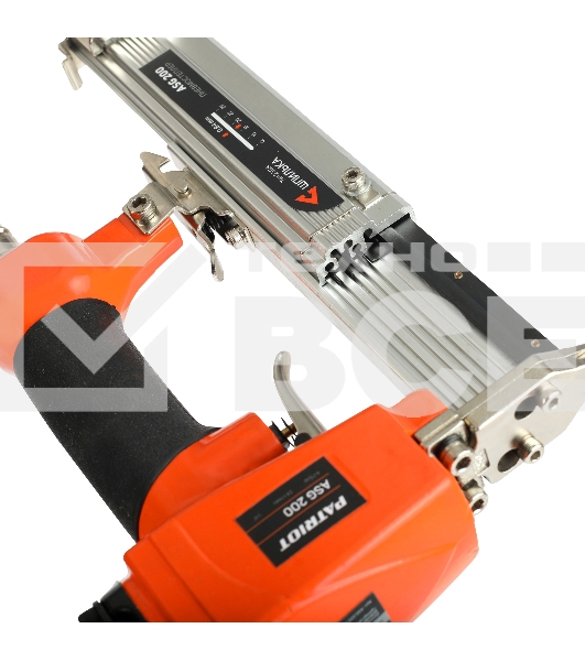 Пневмостеплер шпилькозабивной PATRIOT ASG 200, 23 л/мин, шпилька - Тип 23 (23GA); длина 12-25 мм; сечение 0,64 мм, 100 шт.