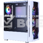 Компьютерный корпус 1STPLAYER DK D4 белый, ATX, 4x120мм FRGb fans, фото8