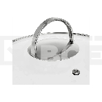 Кастрюля WEBBER BE-349/2 4,8 л, 22 см, из нержавеющей стали со стеклянной крышкой, фото5