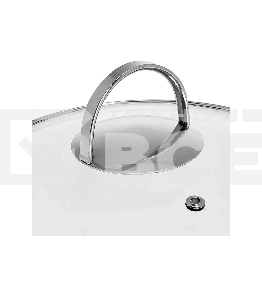 Кастрюля WEBBER BE-349/2 4,8 л, 22 см, из нержавеющей стали со стеклянной крышкой