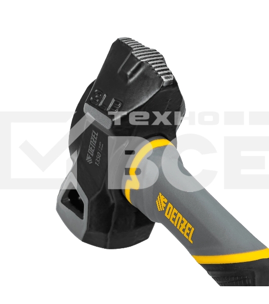 Кувалда с клиновидным бойком Denzel 1,35 кг, фибергласовая рукоятка c TPR