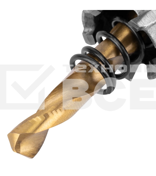 Коронка по металлу Denzel твердосплавная, 21 мм