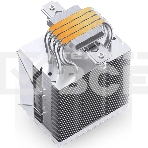 Кулер для процессора JONSBO CR-1400 EVO ARGb (180W, 4-pin PWM, 130мм, Al/Cu, 4x6мм, ARGb, 1x92мм, 38.2CFM, 33.8dBA, 2200RPM, S: 1700/1200/115X, AM4/AM5 белый), фото4