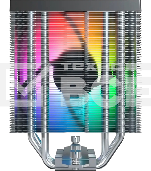 Устройство охлаждения(кулер) Montech NX400 ARGb Soc-AM5/AM4/1200/1700/1851 черный 4-pin 34.17dB Al+Cu 220W Ret (NX400ARGbBK)