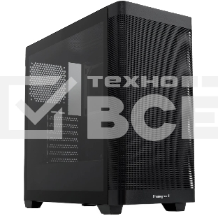 Компьютерный корпус без блока питания Case HSPD M740, Mesh Mid Tower, черный, TG, 0.6 SPCC, no fans, E-ATX, ATX, mATX, mITX, 170/400/200мм, 4x2.5