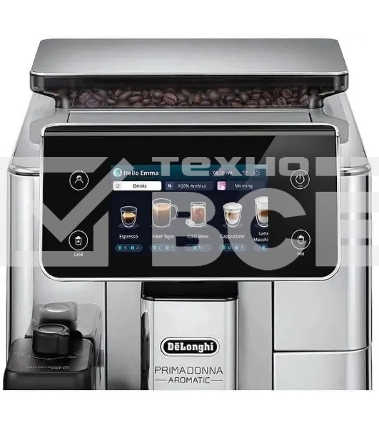 Кофемашина DeLonghi ECAM630.55.SSM 1450Вт черный/серебристый