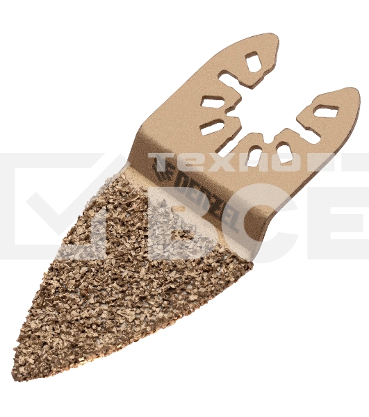 Насадка для МФИ Denzel шлифовальная дельтовидная, HM, по плитке и дереву, 33 мм