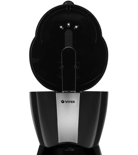 Кофеварка капельная Vitek VT-1503 черный, исп. кофе - молотый, 1.2 л, 900 Вт.