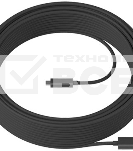 Кабель Accessory Logitech STRONG USB 3.1 CABLE 10 M, графитовый