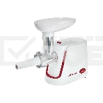 Мясорубка электрическая АКСИНЬЯ КС-2002 белый, 2000 Вт, 1.7 кг/мин, реверс, защита от перегрузки, насадки - 5, фото2