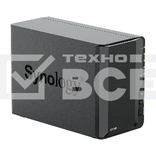 СХД настольное исполнение Synology 2BAY NO HDD DS225+