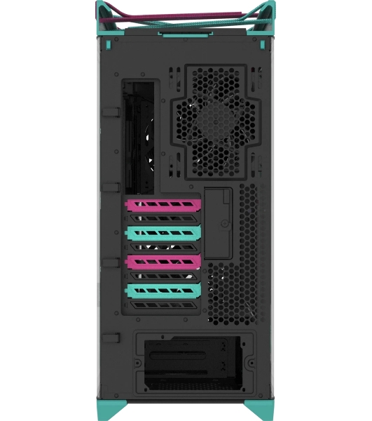 Корпус ASUS ROG Strix Helios II GX601S Hatsune Miku Edition Black, Full-Tower, чёрный, 4 x 140 мм