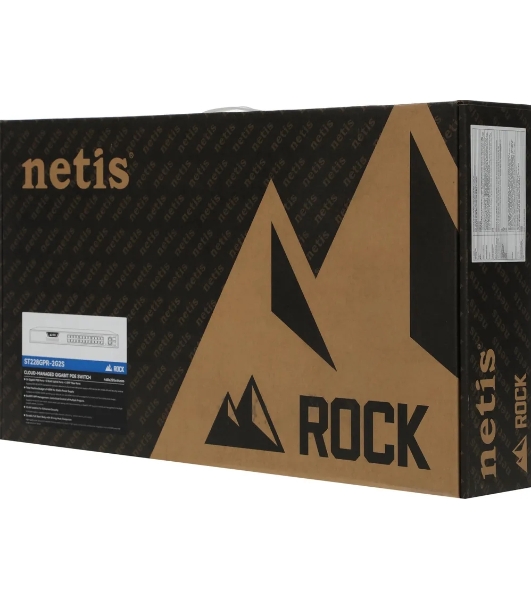 Коммутатор Netis ST228GPR-2G2S (L2) 26x1Gbит/с 2SFP 24PoE 375W настраиваемый
