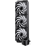 Система жидкостного охлаждения Jonsbo TG-420 ARGB Black, 420 мм, 3x140 мм, 800-1800 об/мин, 20.3-36.2 дБ, 4-pin PWM, 300 Вт, ARGB, черный, фото2