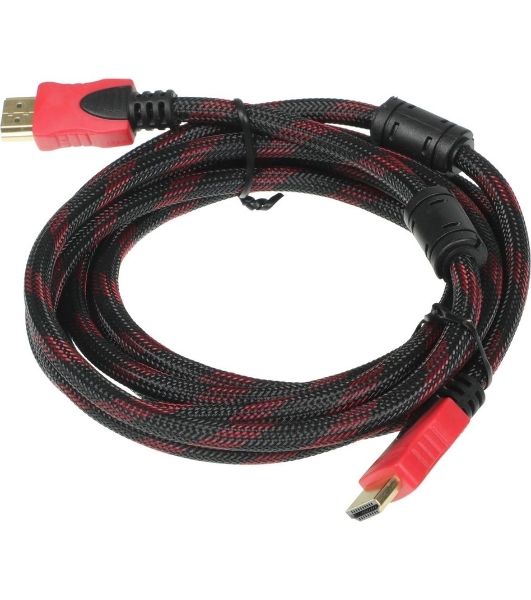 Кабель соединительный аудио-видео Premier 5-813R HDMI (m)/HDMI (m) 3м. феррит.кольца черный/красный (5-813R 3.0)
