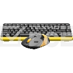 Клавиатура + мышь A4Tech Fstyler FG1110 клав:черный/желтый мышь:черный/желтый USB беспроводная Multimedia (FG1110 BUMBLEBEE), фото2