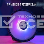 Кулер для процессора AeroCool / Formula Rave 4 ARGB черный, 120 мм, алюминий/медь, 1800 об/мин, 27 дБ, 4 pin, 130 Вт, 135 мм, фото3