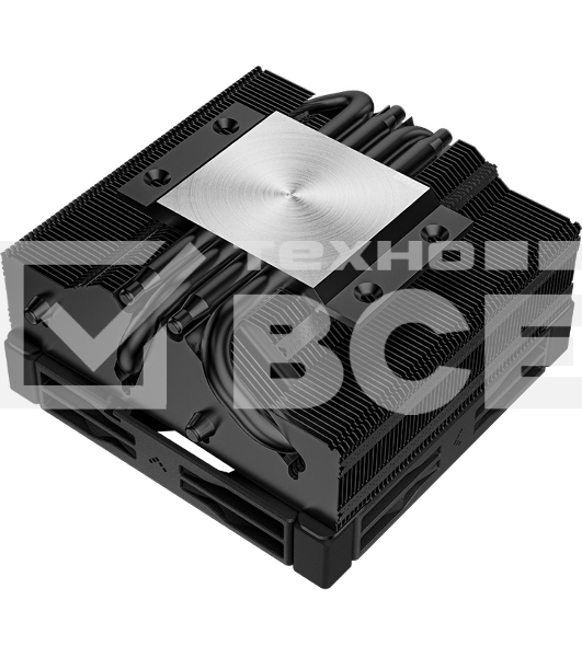 Кулер для процессора DEEPCOOL AN400 черный, 92 мм, алюминий/медь, 2950 об/мин, 23.2 дБ, 4 pin, 150 Вт, 52.5 мм