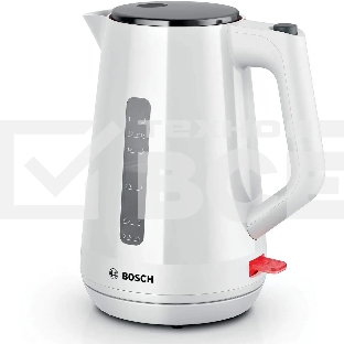 Чайник электрический Bosch TWK1M121 1.7л. 2400Вт белый корпус: пластик
