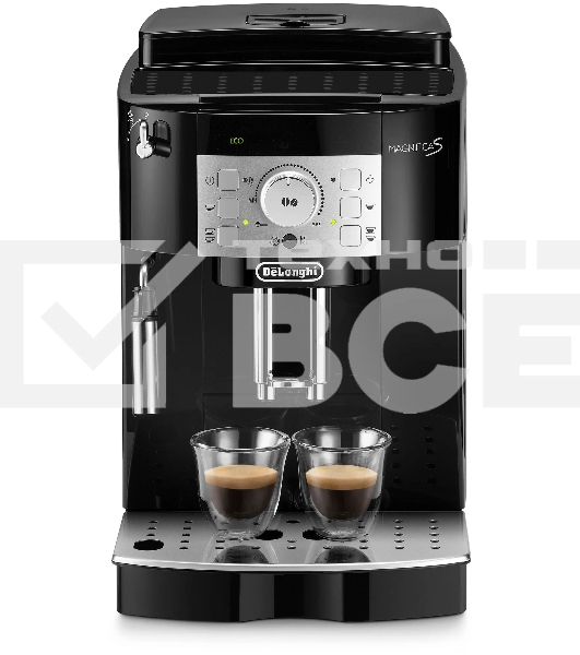 Кофемашина автоматическая DeLonghi ECAM 22.114B черный, исп. кофе - молотый/зерновой, 1.8 л, 1450 Вт, 15 бар