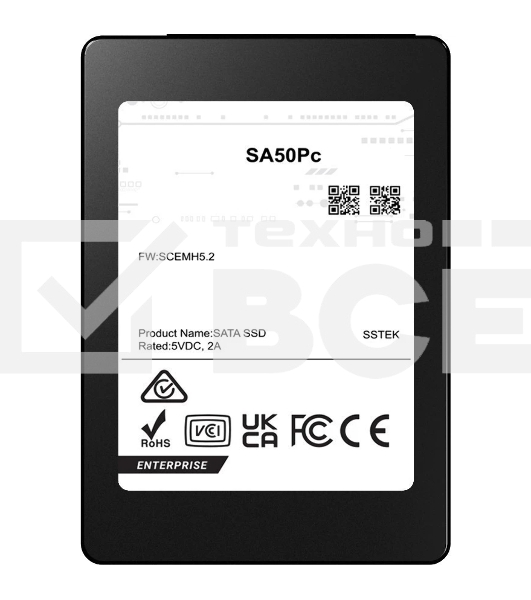 Накопитель SSD Phison SA50Pc, 1.92Tb, SATA III, 2.5