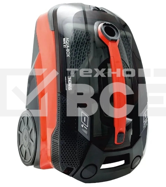 Пылесос моющий Thomas WAVE XT AQUA-BOX красный/черный, 320/1600 Вт, уборка влажная/сухая, пылесборник аквафильтр, 2.6 л