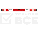 Уровень алюминиевый Matrix, магнит фрезеров 3 глазка 2 комп, рукоятки, 1000 мм, фото4